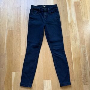 PAIGE Women's Dark Blue Skinny Jeans